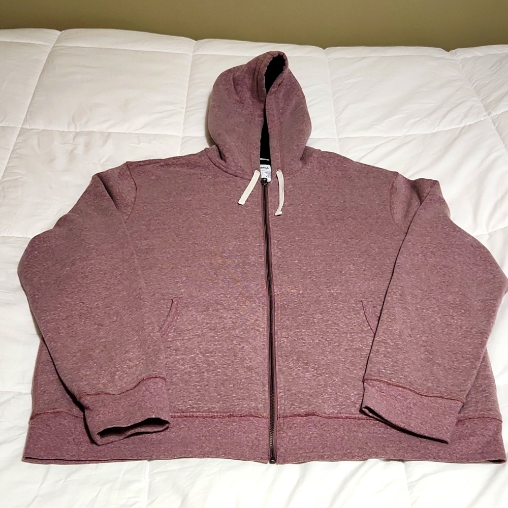 Mens Faux Fur lined hoodie